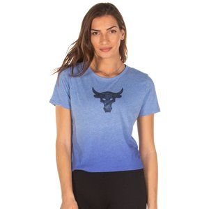 Under Armour Project Rock Graphic T-Shirt Crop Top NWT